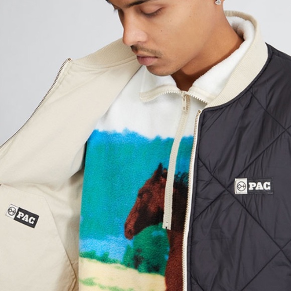 NEW PACSUN Diamond Cross Ranch x PacSun Canvas Vest size:Large - Picture 2 of 7